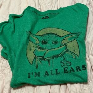 grogu graphic tee
